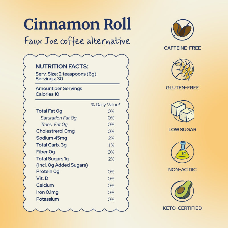 "Cinnamon Roll" Faux Joe Coffee Alternative - Sip Herbals