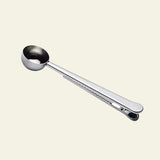 Stainless Steel 1 Tablespoon Measuring Coffee Scoop Spoon with Bag Clip - Sip Herbals